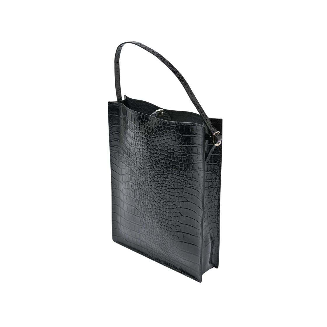 A2208/A2218SBL Our Legacy Sub Tote Black Croco