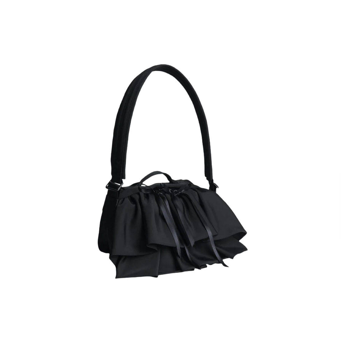 시몬 로샤 프릴 멀티 포켓 크로스바디 백 블랙(Simone Rocha Frilly Multi Pocket Crossbody Bag Black)