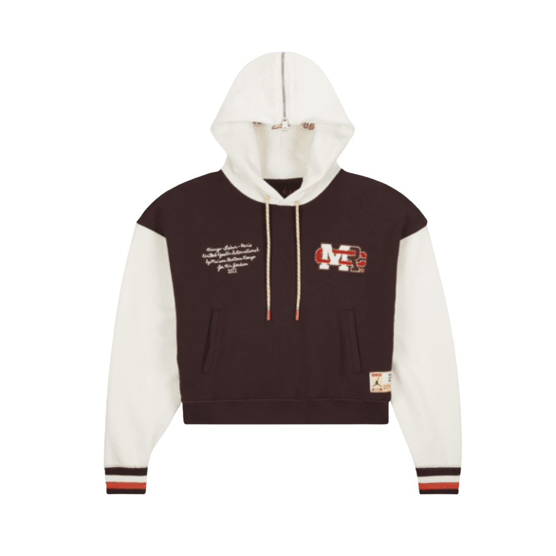 DJ9763-203 (W) Jordan x Maison Chateau Rouge Fleece Top Brown Basalt Sail - Asia - 대표 이미지 #1