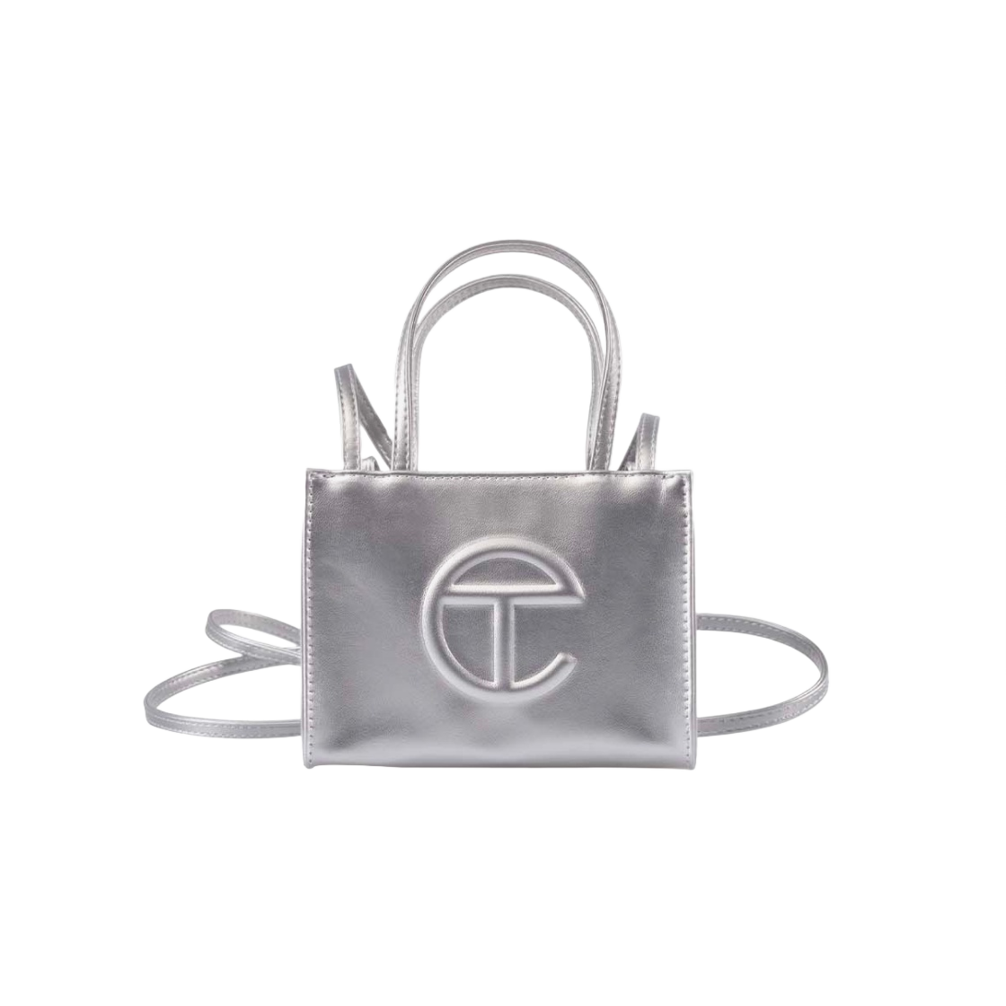 - Telfar Small Shopping Bag Silver