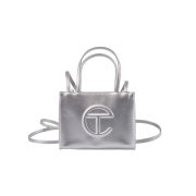 Telfar Small Shopping Bag Silver