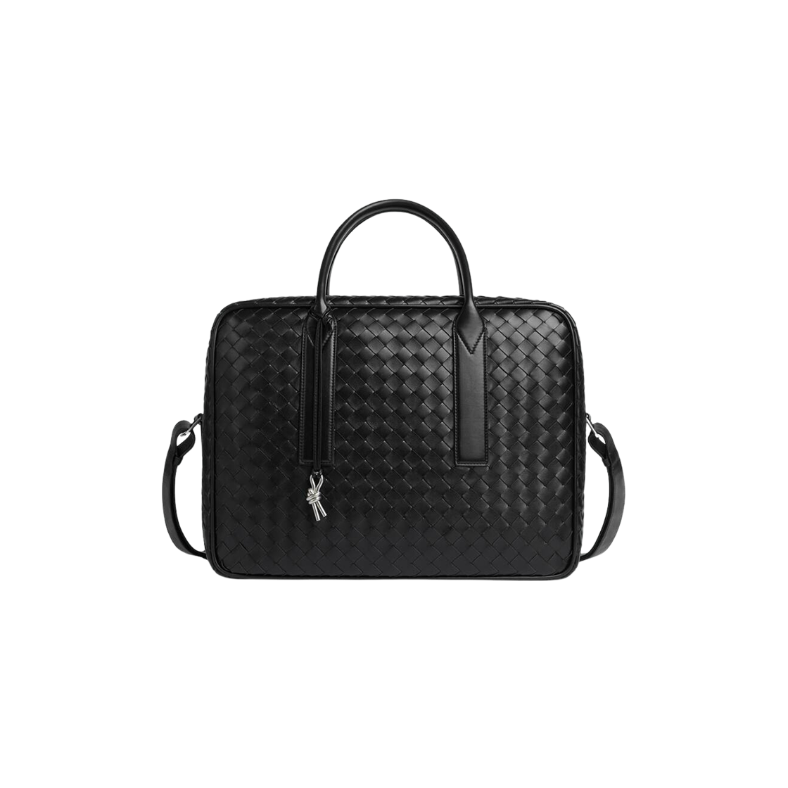 766372V2HL18803 Bottega Veneta Getaway Medium Weekender Black - 대표 이미지 #1