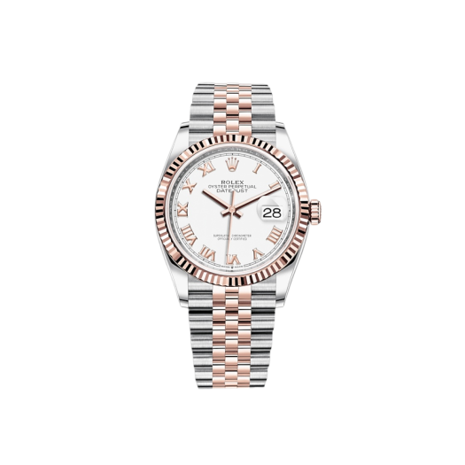 Rolex Datejust 36mm 126231 White Roman Jubilee