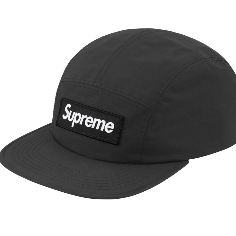 Supreme Gore-Tex Camp Cap Navy - 25SS, Supreme Gore-Tex Camp Cap Black - 25SS 착용 스타일 - 4