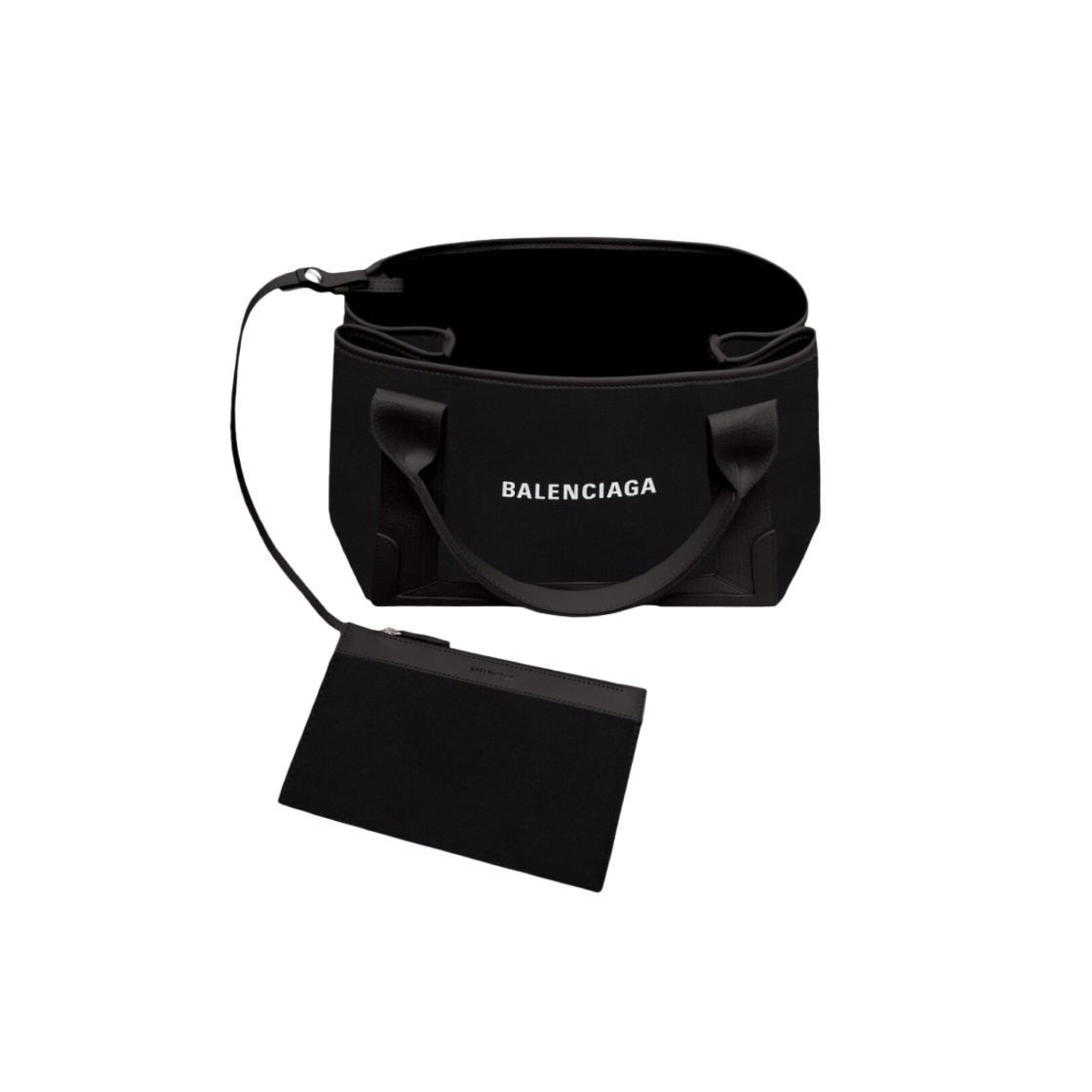 발렌시아가 네이비 스몰 카바스 블랙(Balenciaga Navy Small Cabas Black) - 4