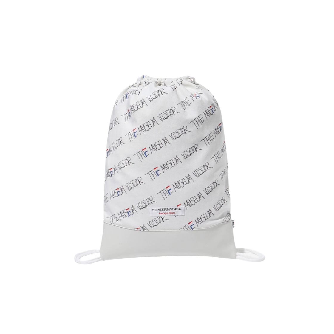 더뮤지엄비지터 x 휠라 더스트백 화이트(The Museum Visitor x Fila Dust Bag White)