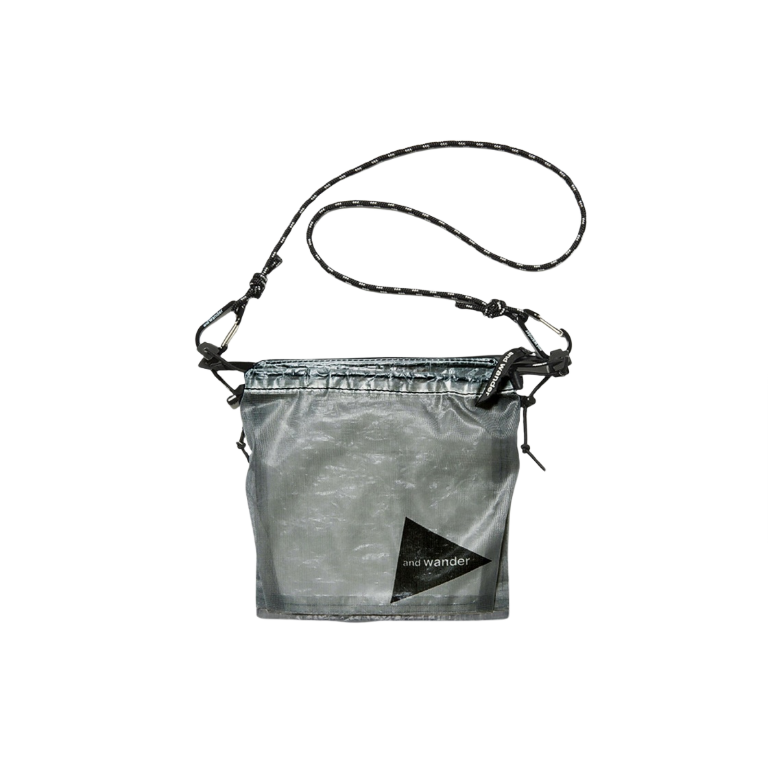 앤드 원더 다이니마 UL 사코슈 챠콜(And Wander UL Sacoche with Dyneema Charcoal)