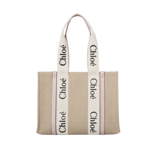 Chloe Woody Medium Tote Bag Misty Lavender