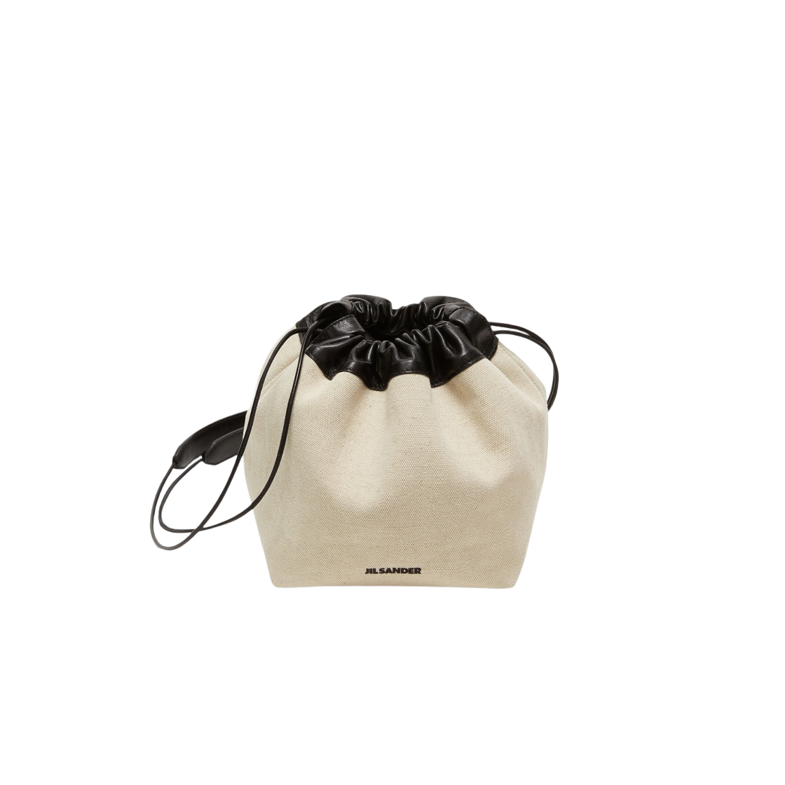 질 샌더 스몰 드로우스트링 크로스바디백 블랙(Jil Sander Small Drawstring Crossbody Bag Black)