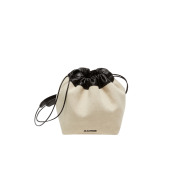 Jil Sander Small Drawstring Crossbody Bag Black