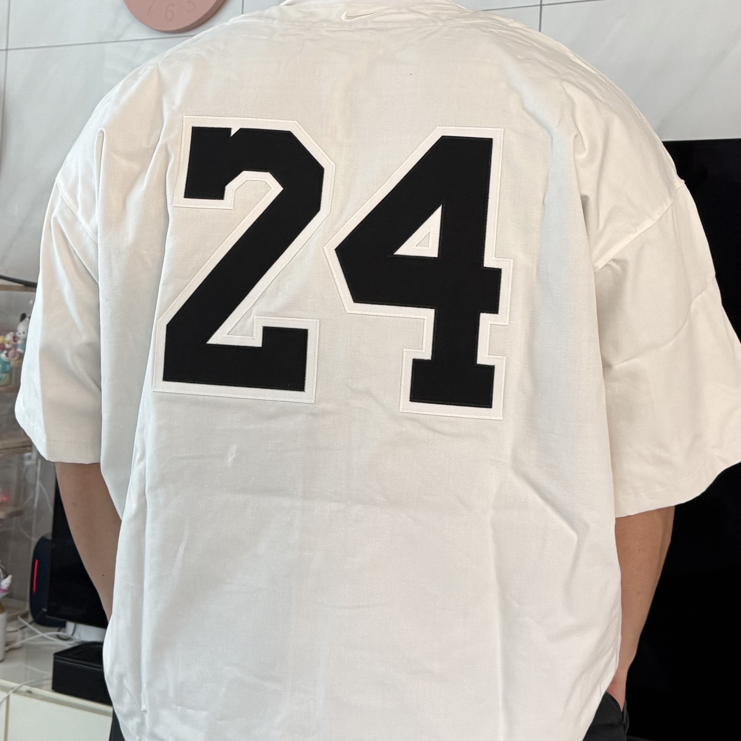 Nike Kobe Details Baseball Jersey Sail - Asia 착용 스타일 - 2