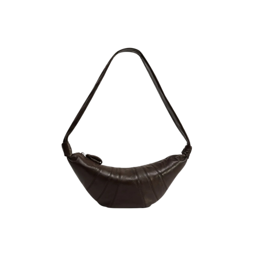 Lemaire Medium Croissant Bag Soft Nappa Leather Pecan Brown