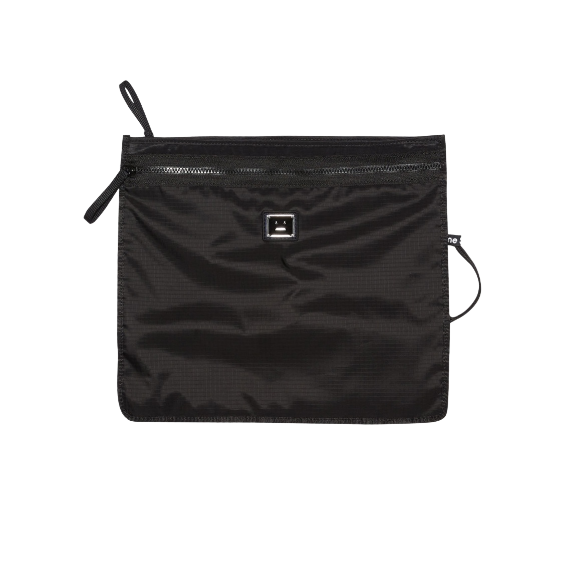 C10125-900 Acne Studios Flat Pouch Black - 대표 이미지 #1
