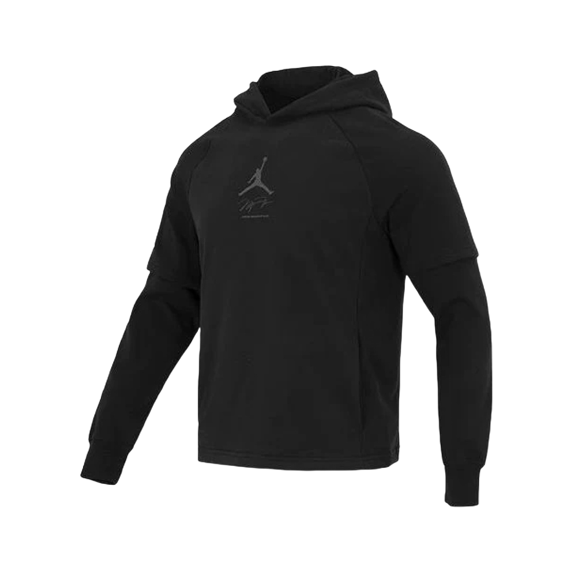 DV9782-010 Jordan Dri-Fit Sport Breakfast Club Graphic Fleece Pullover Hoodie Black - Asia - 대표 이미지 #1