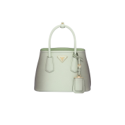 Prada Double Saffiano Leather Mini Bag Gradient Aqua