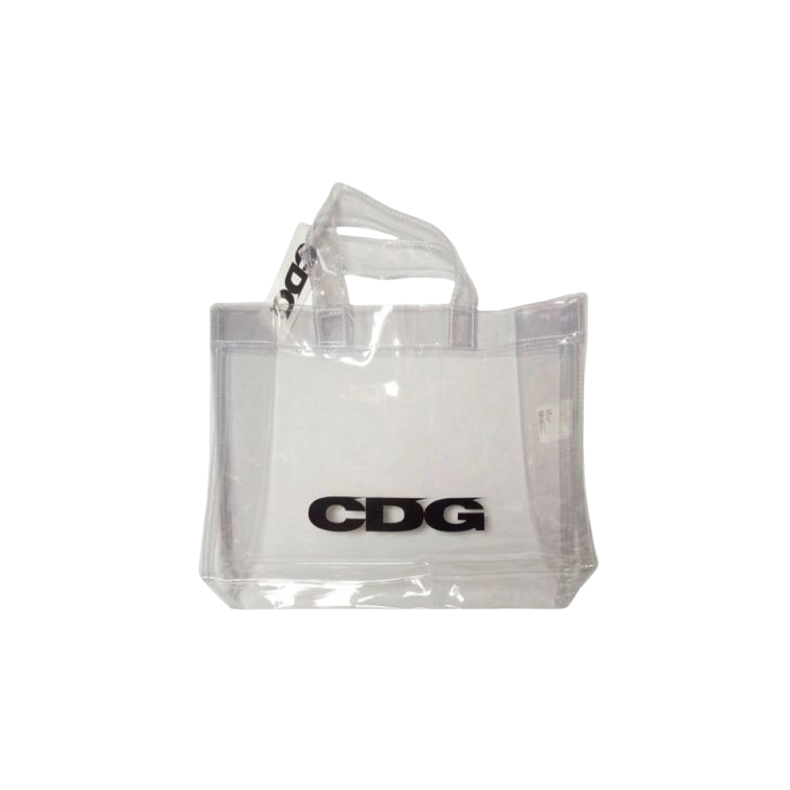 CDG PVC 로고 토트백 클리어(CDG PVC Logo Tote Bag Clear)