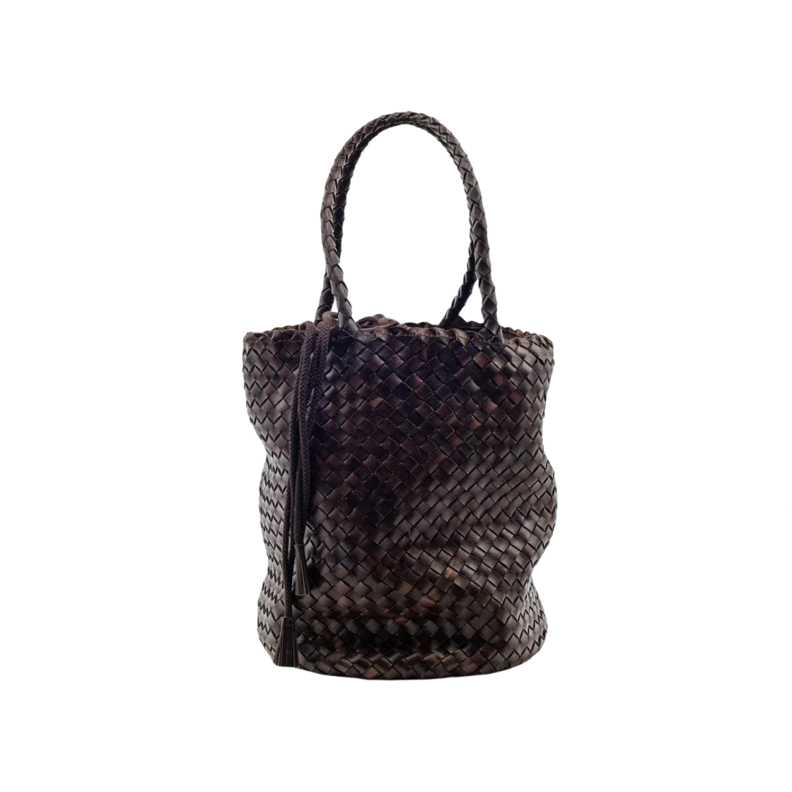 드래곤 디퓨전 라이닝 재키 버킷 다크 브라운(Dragon Diffusion Jacky Bucket with Lining Dark Brown)