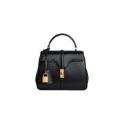 Celine Mini 16 in Satinated Calfskin Black