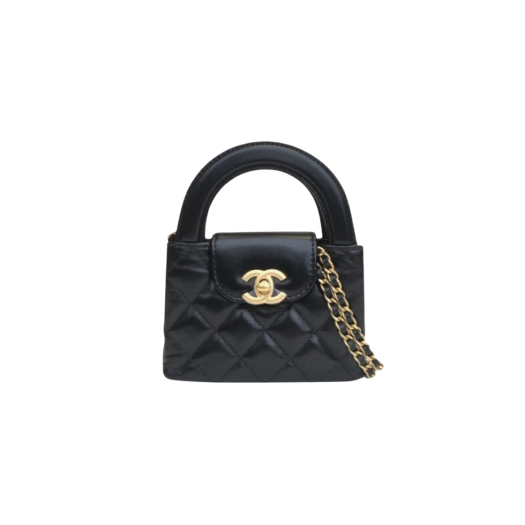 Chanel Classic Clutch with Chain Shiny Aged Calfskin & Gold Black