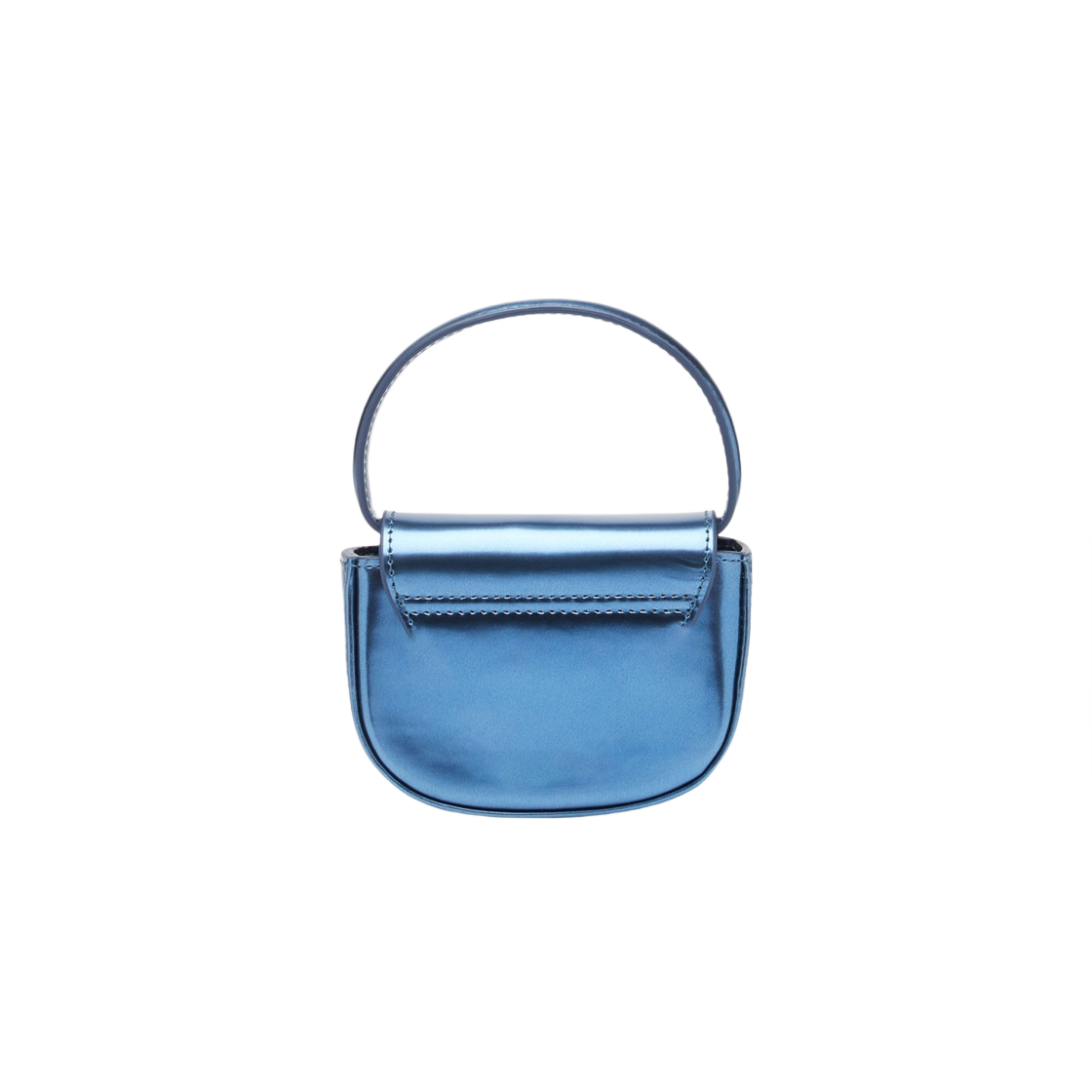 디젤 1DR 미니백 인 미러드 레더 블루(Diesel 1DR Mini Bag in Mirrored Leather Blue) - 3