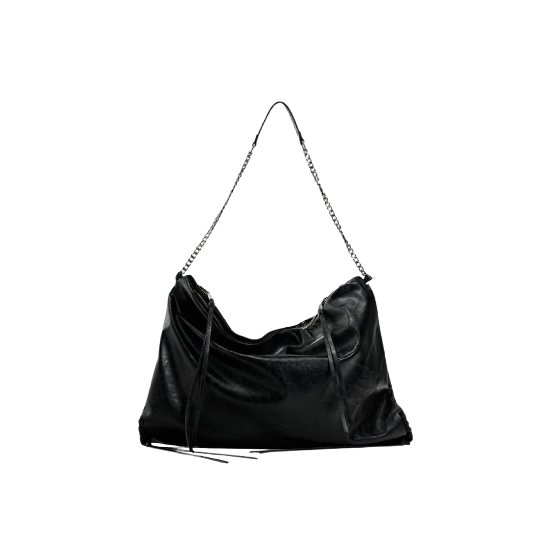 자라 락커 토트백 블랙(Zara Rocker Tote Bag Black)