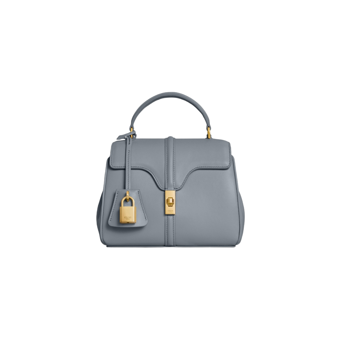 셀린느 미니 16 새티네이티드 카프스킨 블루 그레이(Celine Mini 16 in Satinated Calfskin Blue Grey) - 1