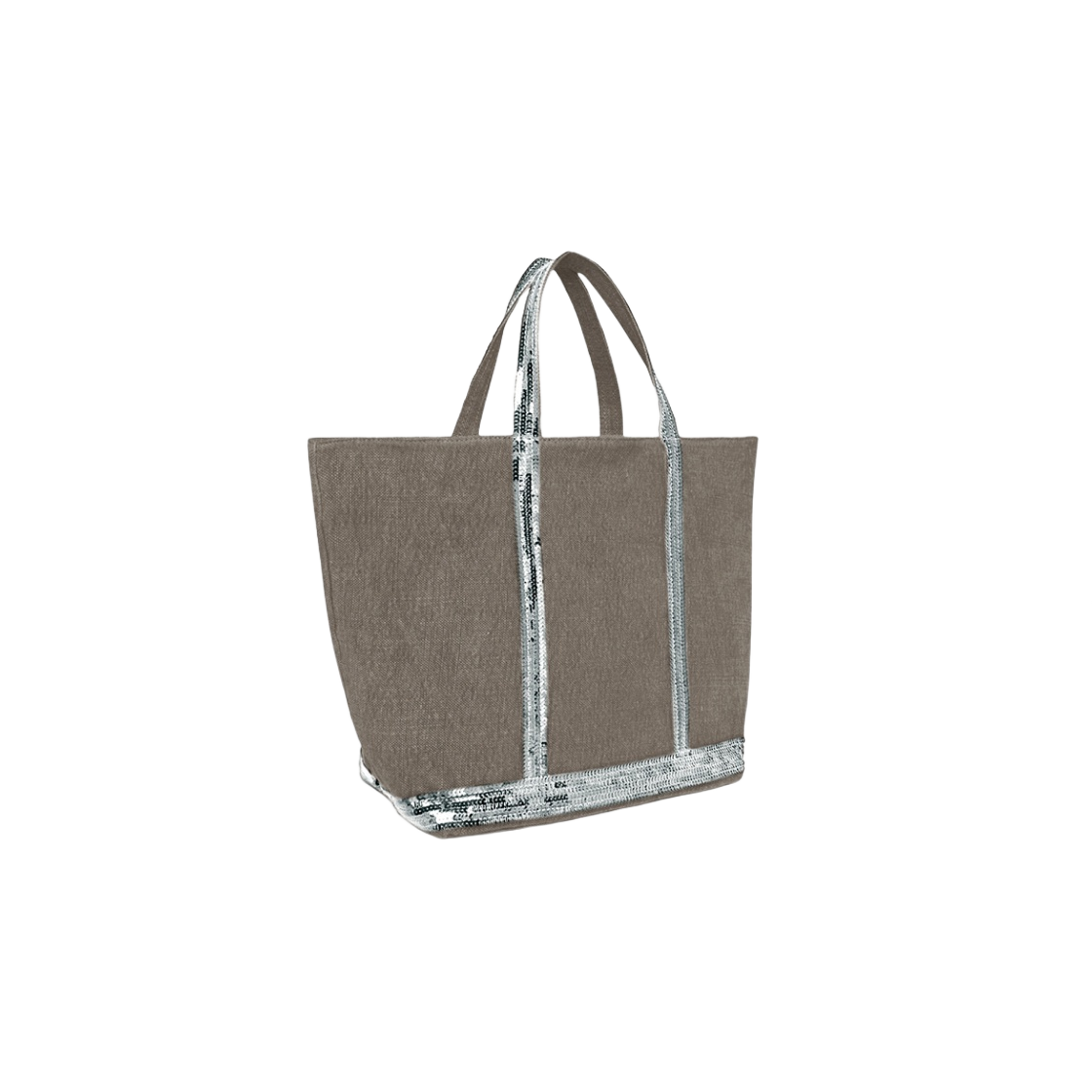 바네사 브루노 리넨 M 카바스 토트 라임스톤(Vanessa Bruno Linen M Cabas Tote Limestone) - 2