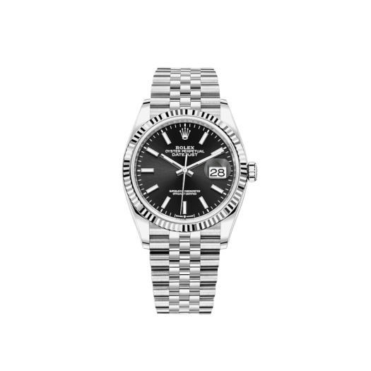 Rolex Datejust 36mm 126234 Bright Black Jubilee