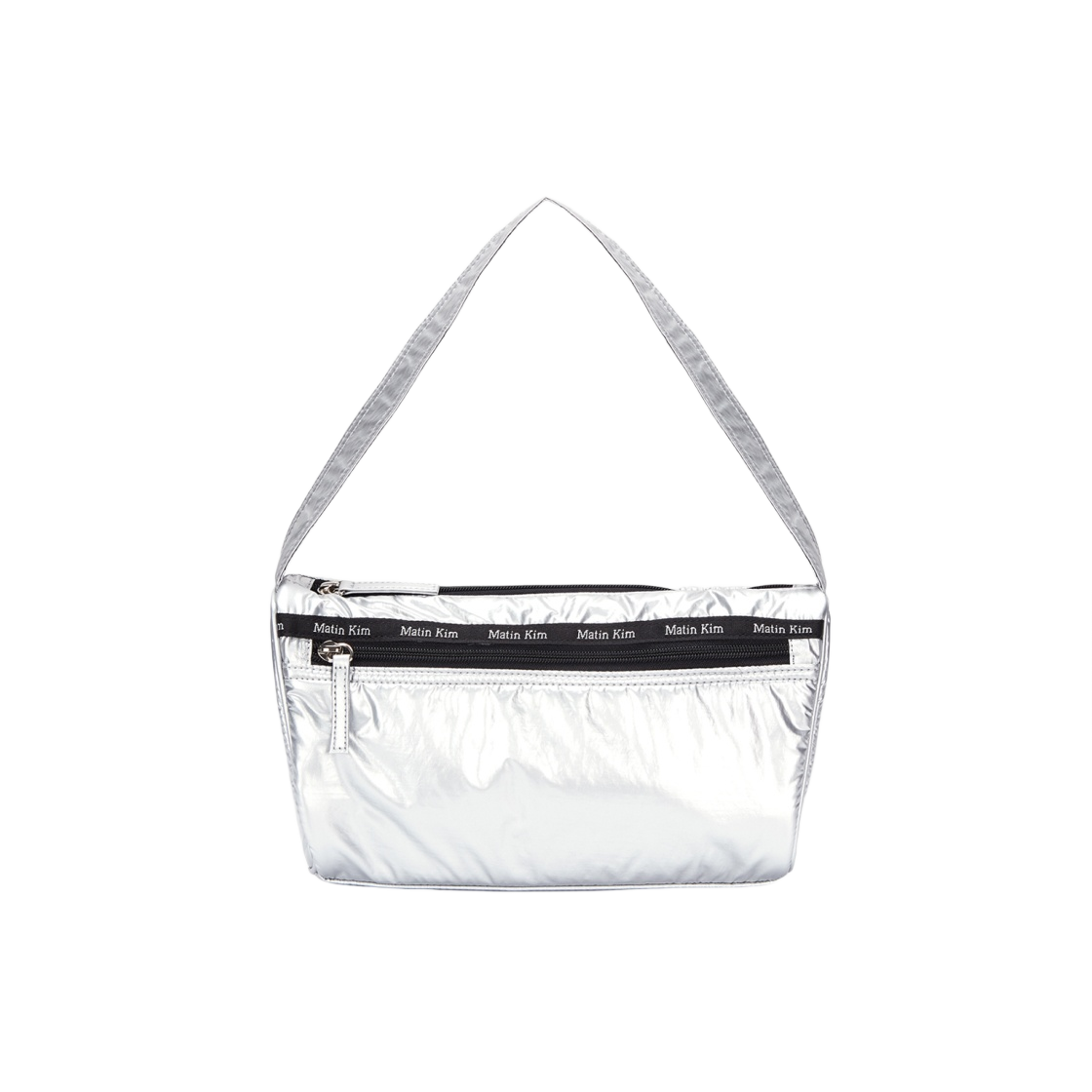 마뗑킴 글로시 토트백 실버(Matin Kim Glossy Tote Bag Silver) - 1