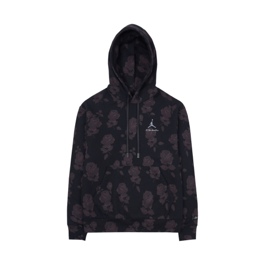 Jordan x A Ma Maniere All Over Print Fleece Hoodie Black - US/EU