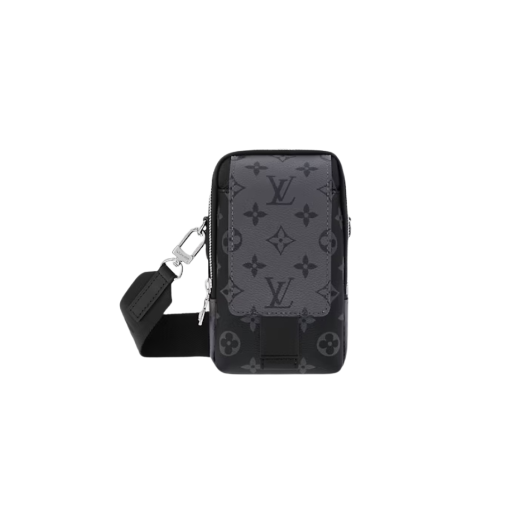 Louis Vuitton Double Phone Pouch NM Monogram Eclipse Reverse