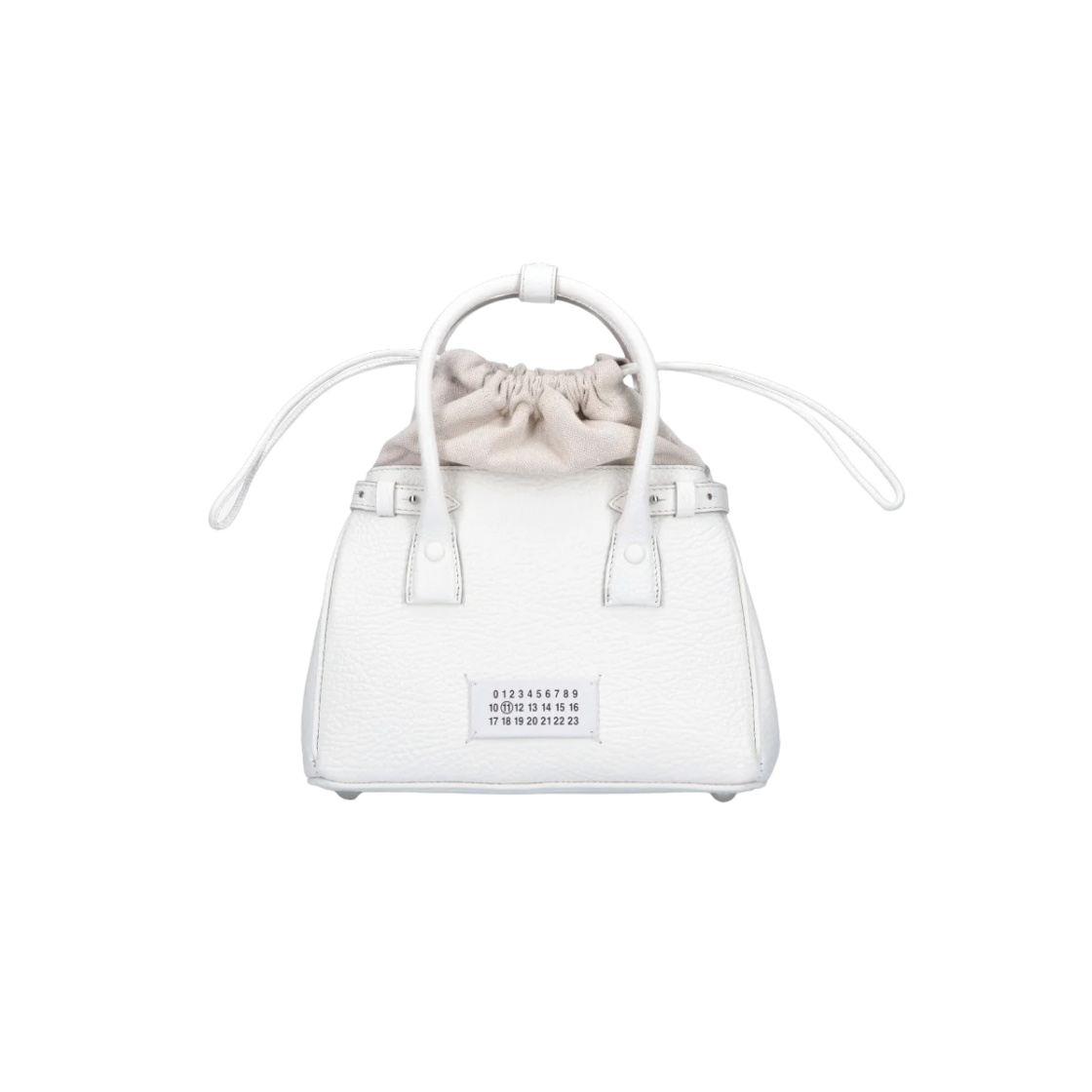 메종 마르지엘라 5AC 미니 드로우스트링백 화이트(Maison Margiela 5AC Mini Drawstring Bag White) - 1