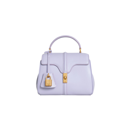 Celine Mini 16 in Satinated Calfskin Light Lavender