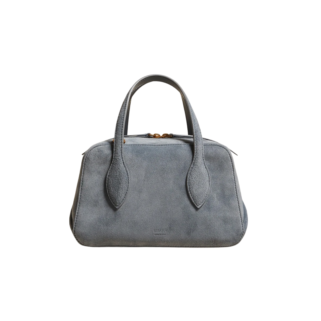 케이트 더 스몰 메이브 크로스바디백 카프스킨 스웨이드 리드(Khaite The Small Maeve Crossbody Bag in Calfskin Suede Lead)