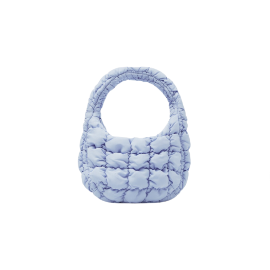 COS Quilted Micro Bag Light Blue