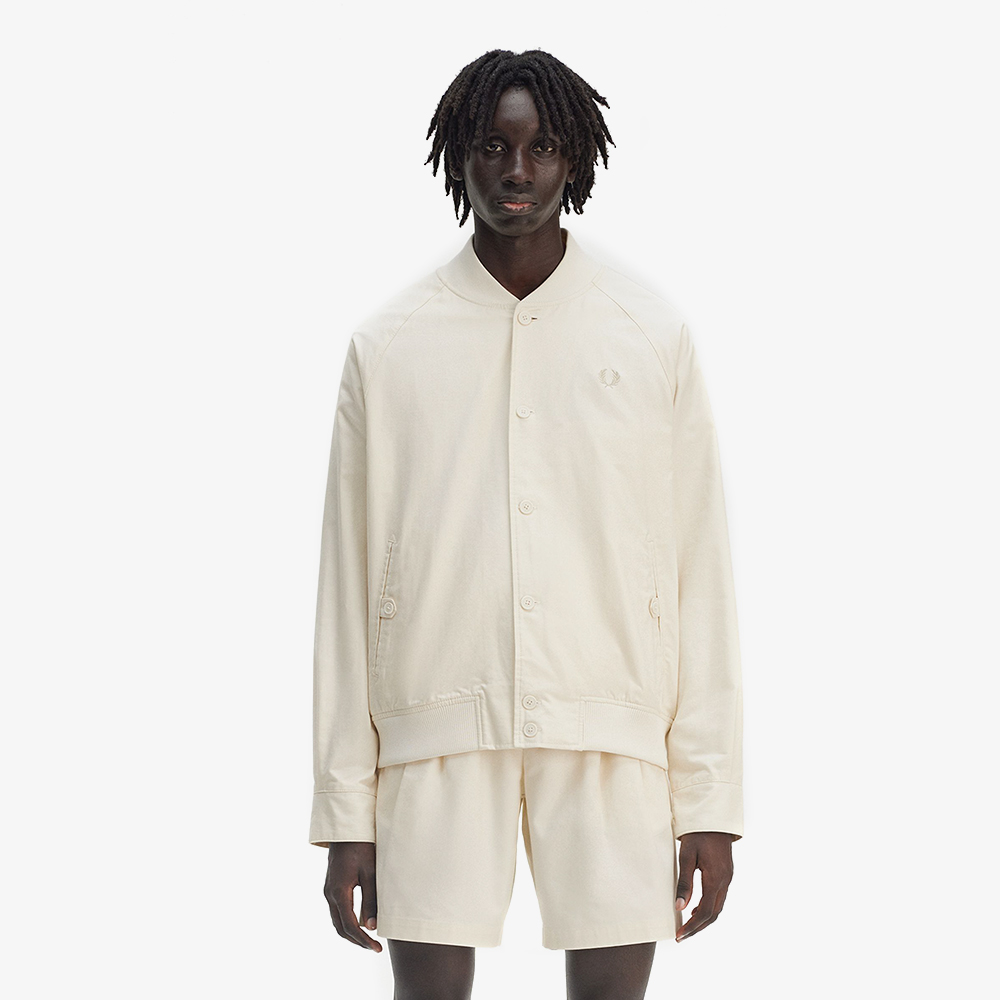 프레드페리 클럽하우스 트윌 테니스 재킷 에크루(Fred Perry Clubhouse Twill Tennis Jacket Ecru) - 2