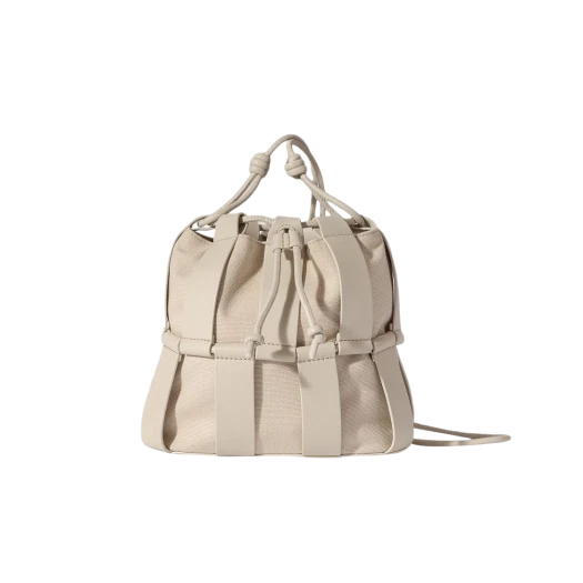 헤레우 루나 인터우븐 프론트 디테일 크로스바디백 베이지 | Hereu | KREAM Hereu Lluna Interwoven Front Detail Crossbody Bag Beige