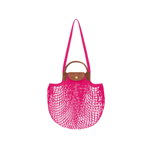 Longchamp Le Pliage Filet Top Handle Bag Candy