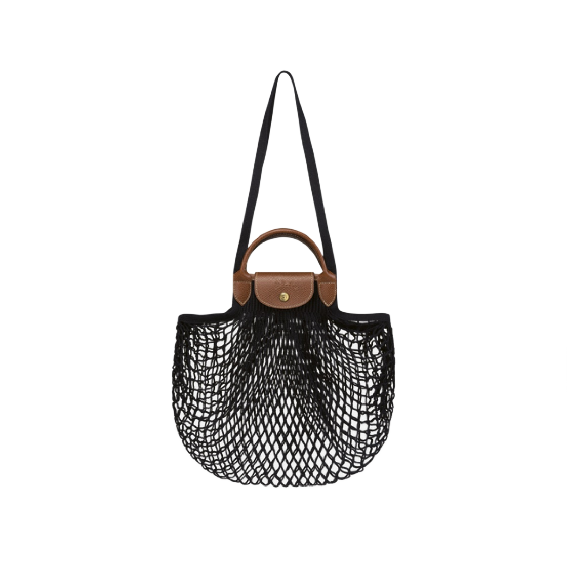 롱샴 르 플리아쥬 필렛 탑 핸들백 블랙(Longchamp Le Pliage Filet Top Handle Bag Black)