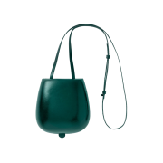 Lemaire Molded Tacco Bag Calf Leather Midnight Green