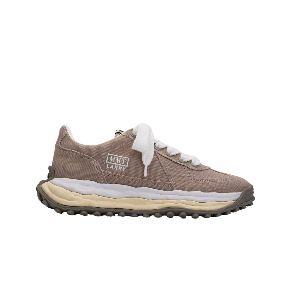 메종 미하라 야스히로 래리 OG 솔 캔버스 로우탑 스니커즈 그레이(Maison Mihara Yasuhiro Larry OG Sole Canvas Low-top Sneakers Gray)