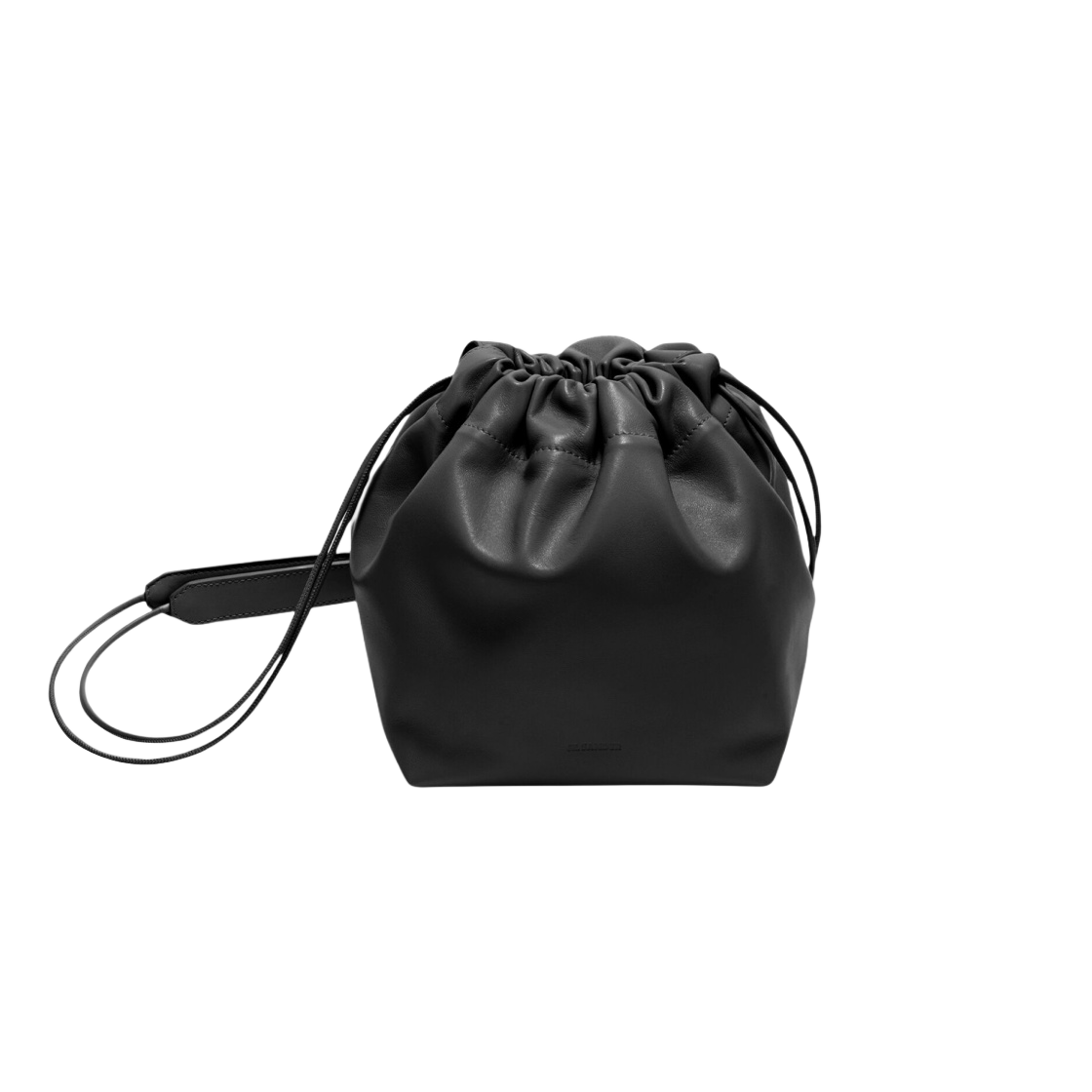 질 샌더 스몰 드로우스트링 크로스바디 블랙(Jil Sander Small Drawstring Crossbody Black)