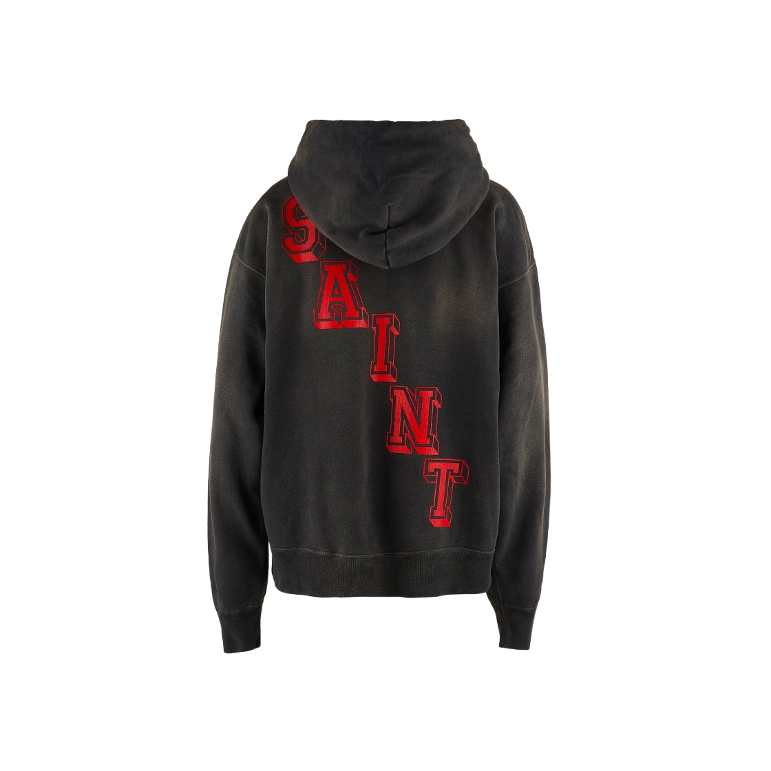 YS8-0000-034 Saint Mxxxxxx Angel Hoodie Black - 24SS - #2