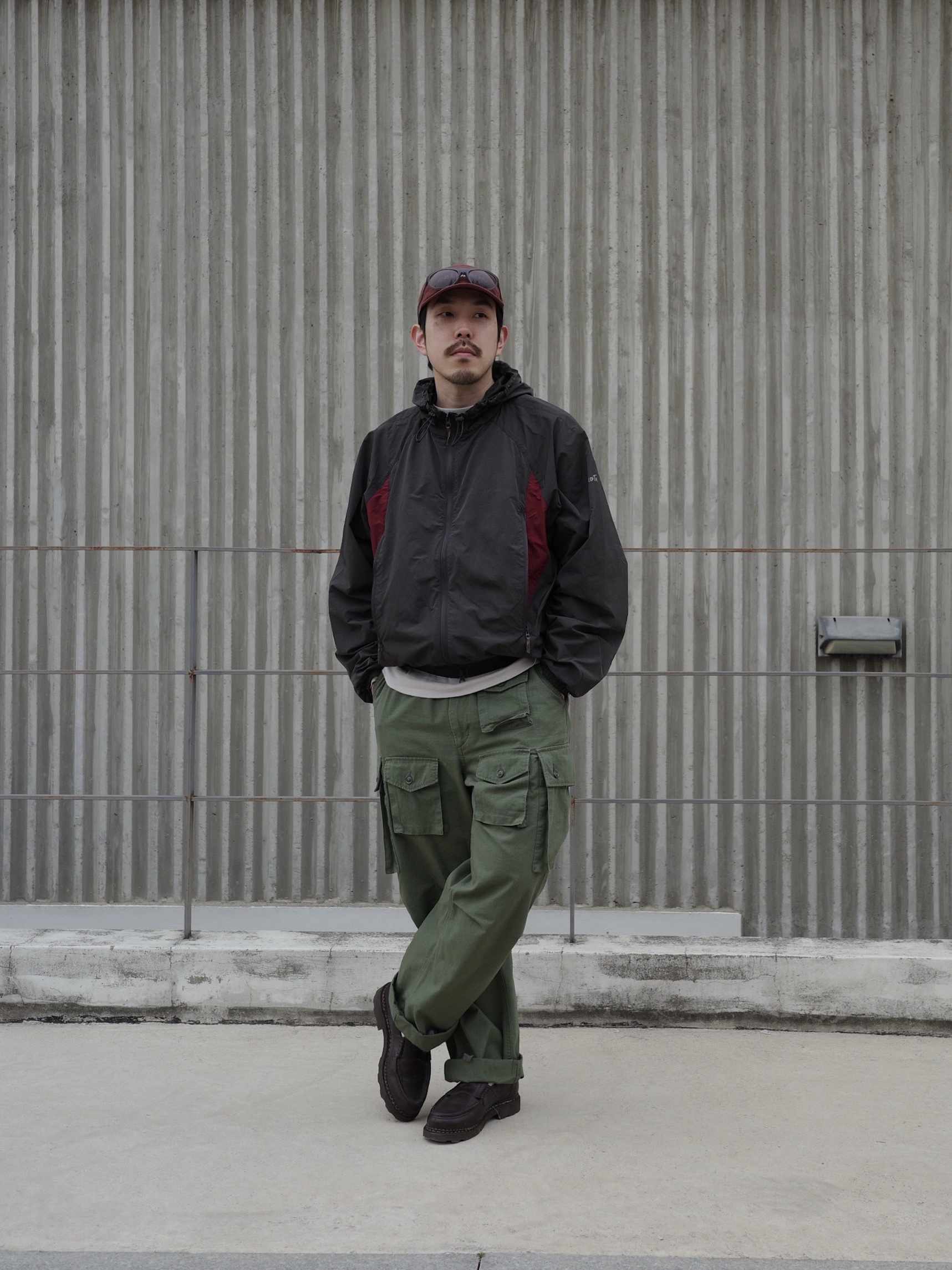 Wildthings Army Jacket Graphite 착용 스타일 - 3