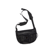 Acne Studios Face Motif Crossbody Bag Black