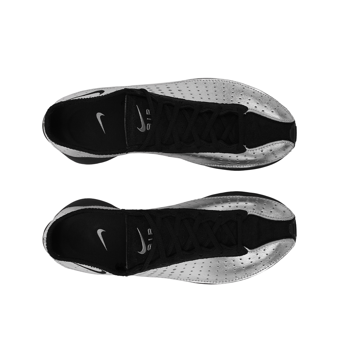 IB5824-001 (W) Nike Air Superfly Metallic Silver and Black - #5
