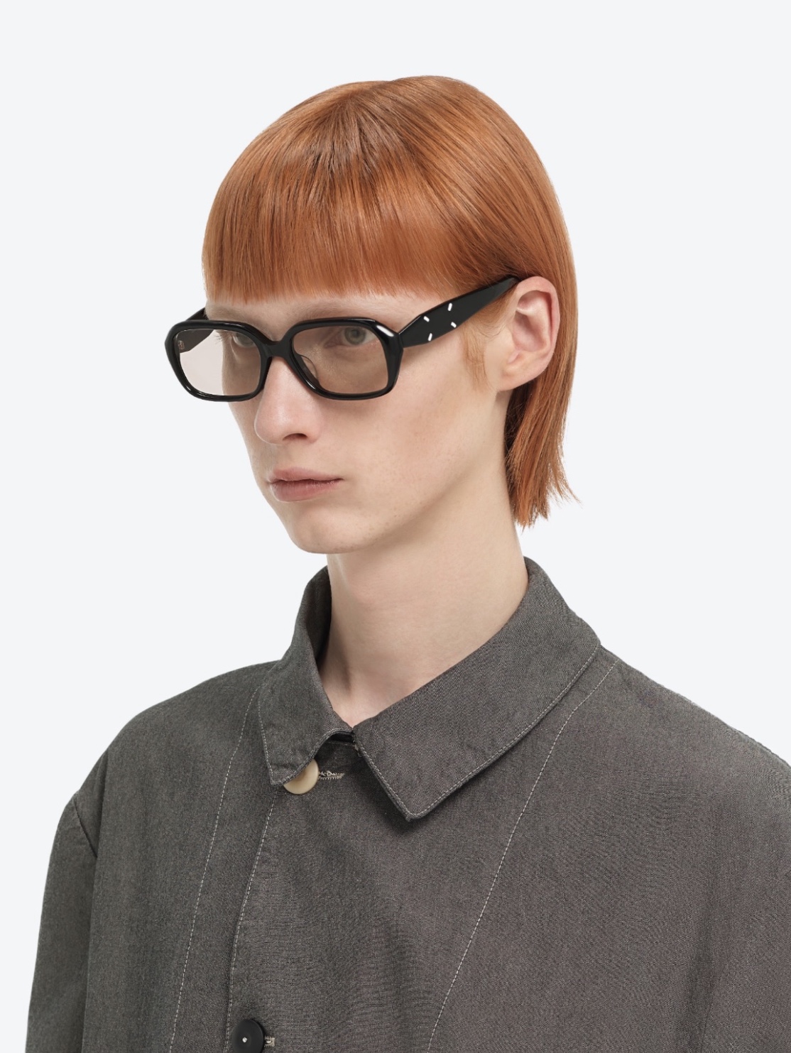 Gentle Monster x Maison Margiela MM212 Black Brown 착용 스타일