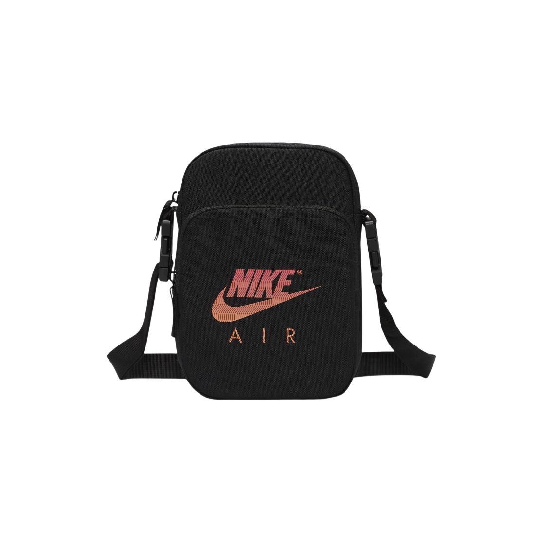 나이키 헤리티지 크로스바디백 3L 블랙 브라이트 만다린