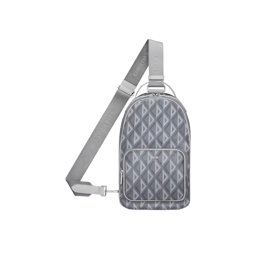 Christian Dior クリスチャンディオール ボディバッグ グレー 14055