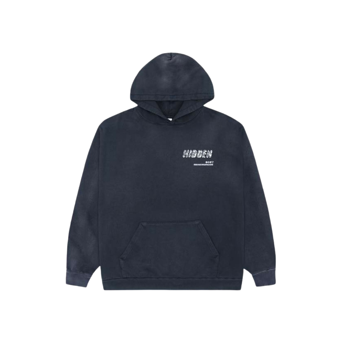 HIDDEN ERODED H ロゴ フーディ ヴィンテージ ウォッシュ
